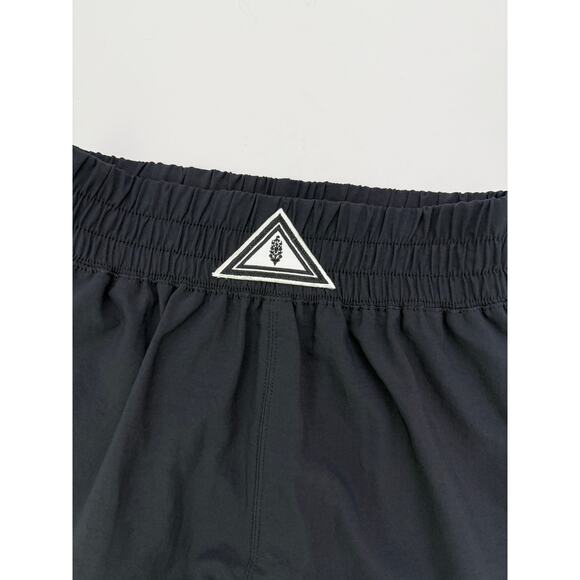 Free People Movement black high rise shorts - Size small - Picture 3 of 5